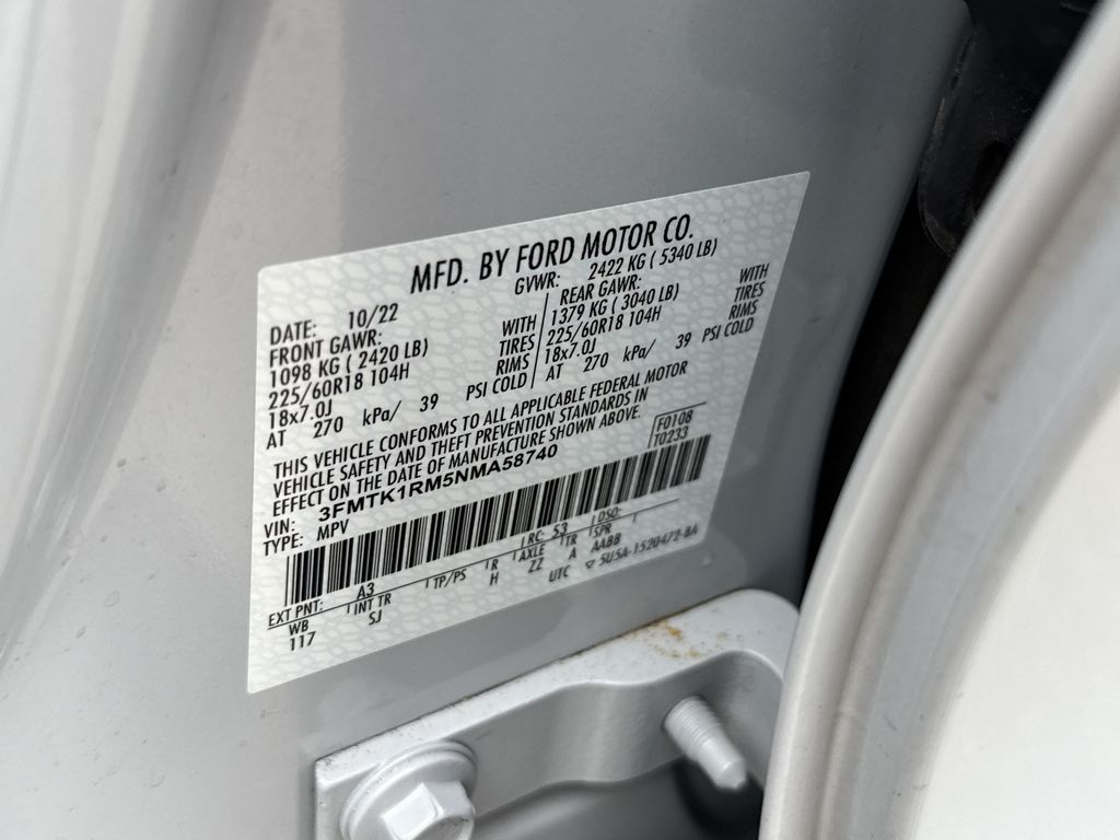 2022 Ford Mustang Mach-E Select White at Cook Ford