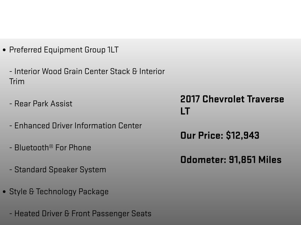 2017 Chevrolet Traverse LT Blue at Auto Express Mitsubishi