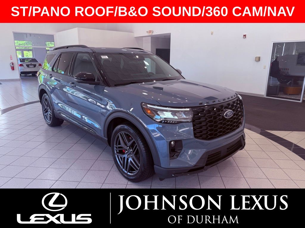 Vapor Blue 2025 Ford Explorer SUV / Crossover All-Wheel Drive Automatic