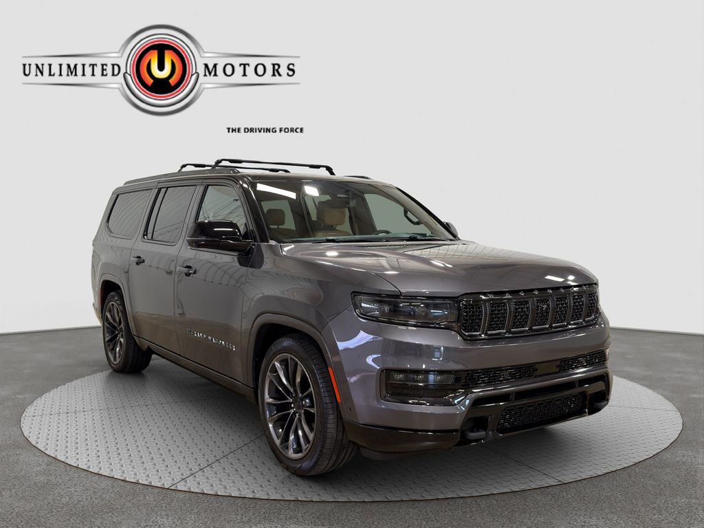 Gray Metallic 2025 Jeep Grand Wagoneer L SUV / Crossover Four-Wheel Drive 8-Speed Automatic