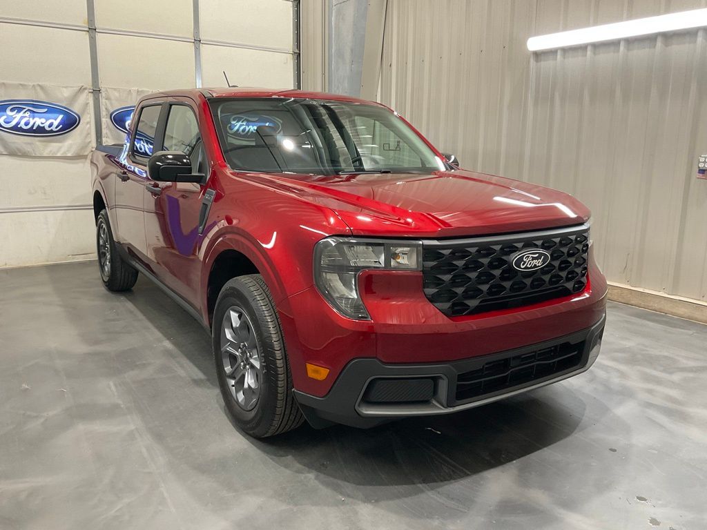 Ruby Red Metallic 2026 Ford Maverick XLT SuperCrew AWD Pickup Truck All-Wheel Drive 8-Speed Automatic