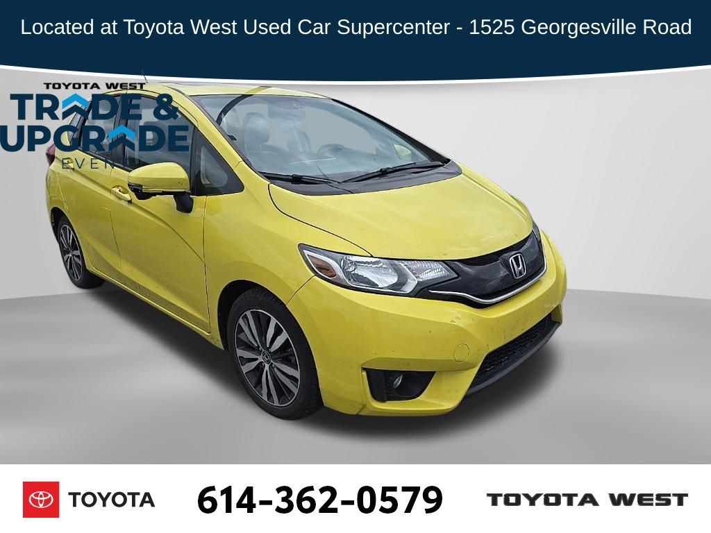 Yellow 2017 Honda Fit EX-L Hatchback Front-Wheel Drive Continuously Variable Transmission