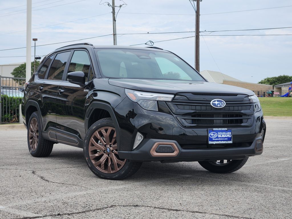 Crystal Black Silica 2026 Subaru Forester Hybrid SUV / Crossover All-Wheel Drive Continuously Variable Transmission