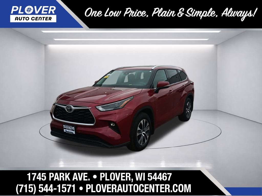 Red (Ruby Flare Pearl) 2022 Toyota Highlander XLE AWD SUV / Crossover All-Wheel Drive 8-Speed Automatic