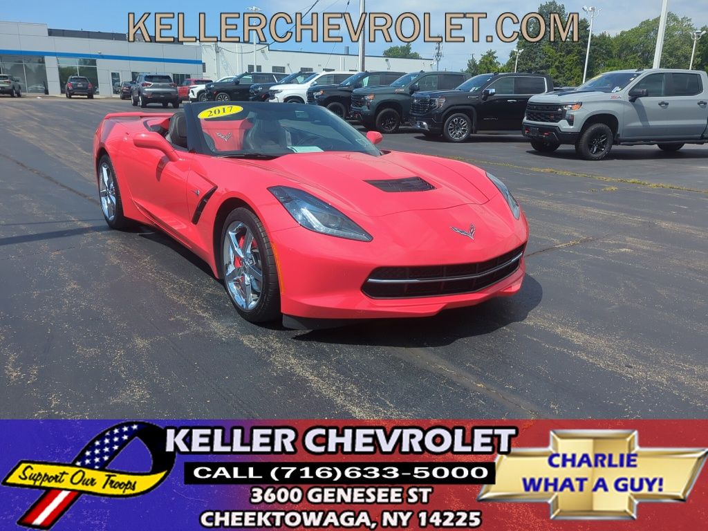 Torch Red 2017 Chevrolet Corvette Convertible Rear-Wheel Drive 8-Speed Automatic