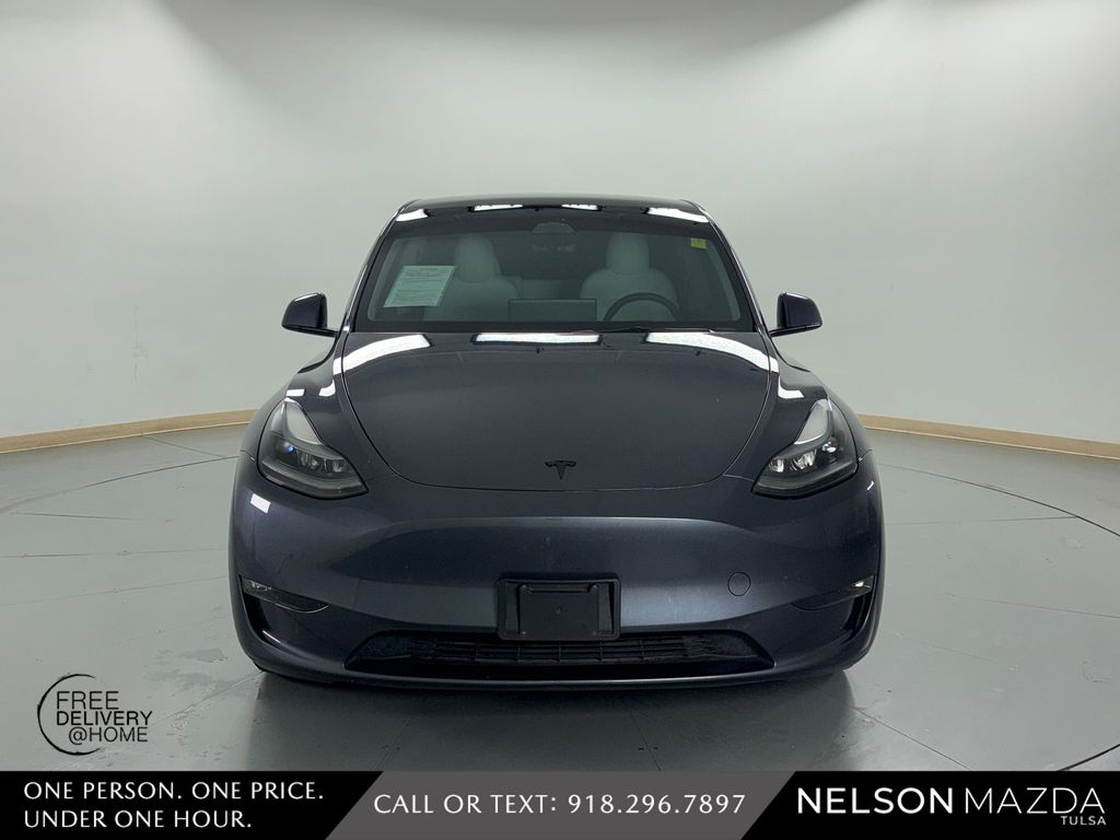 Used 2023 Tesla Model Y Long Range with VIN 7SAYGDEE2PF632667 for sale in Tulsa, OK