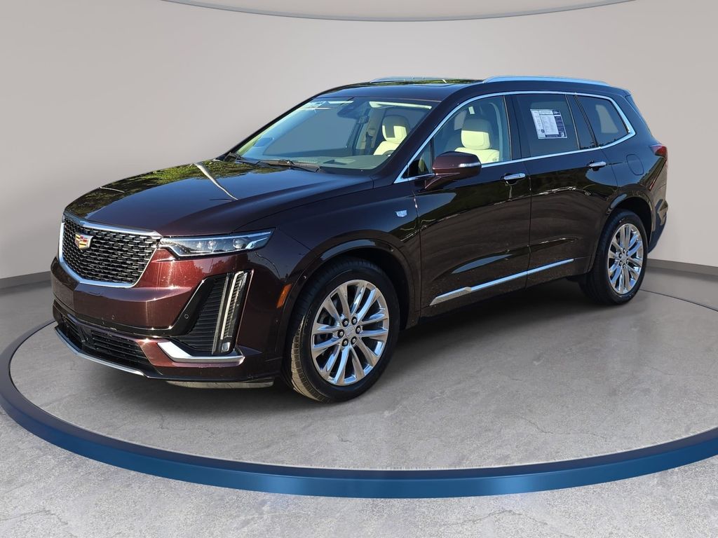 Garnet Metallic 2020 Cadillac XT6 Premium Luxury AWD SUV / Crossover Four-Wheel Drive 9-Speed Automatic