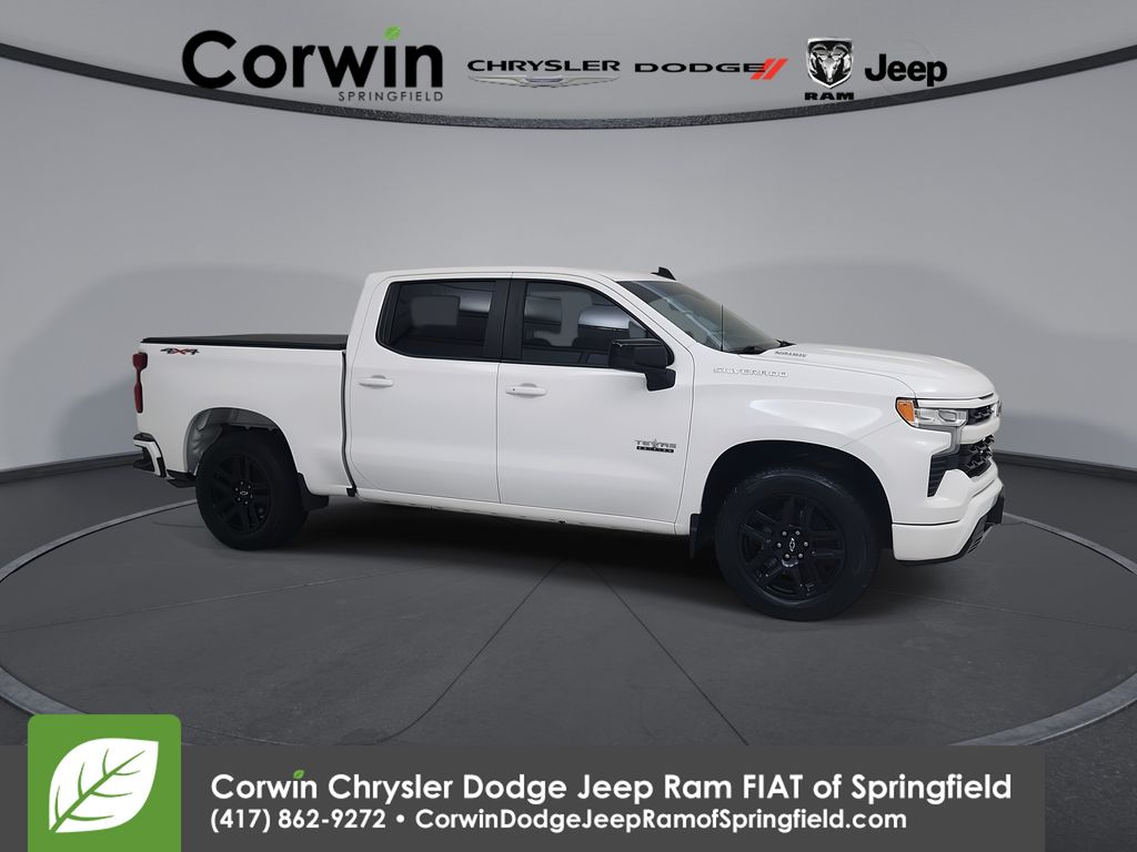 Summit White 2024 Chevrolet Silverado 1500 Pickup Truck Four-Wheel Drive Automatic