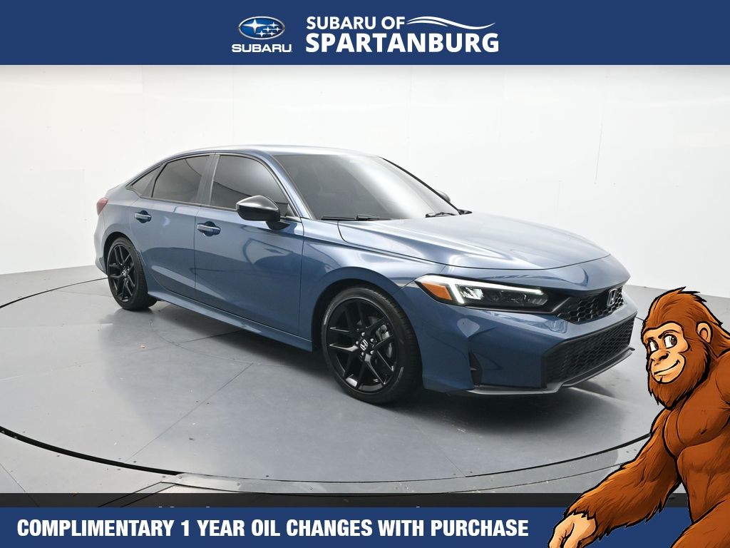 Blue Lagoon 2026 Honda Civic Sedan Front-Wheel Drive Continuously Variable Transmission