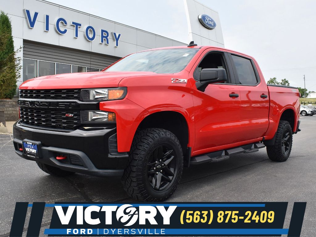 Red Hot 2020 Chevrolet Silverado 1500 Pickup Truck Four-Wheel Drive 6-Speed Automatic Overdrive
