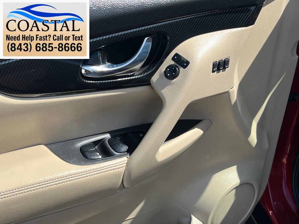 2017 Nissan Rogue SL Red at Coastal Chevrolet Cadillac