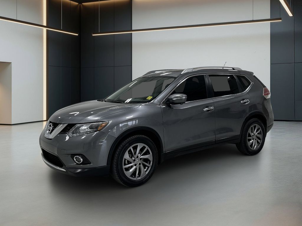 Gray (Gun Metallic) 2015 Nissan Rogue SL SUV / Crossover Front-Wheel Drive Continuously Variable Transmission