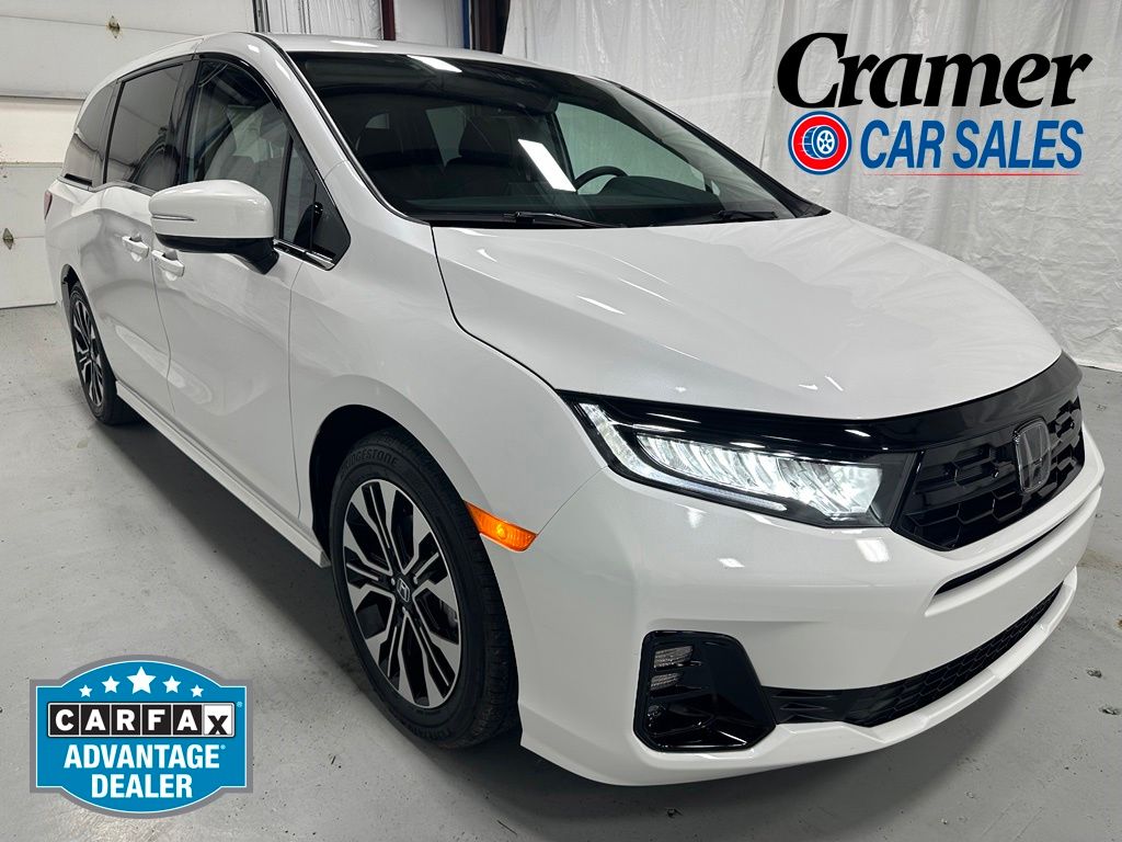 Platinum White Pearl 2025 Honda Odyssey Minivan Front-Wheel Drive Automatic