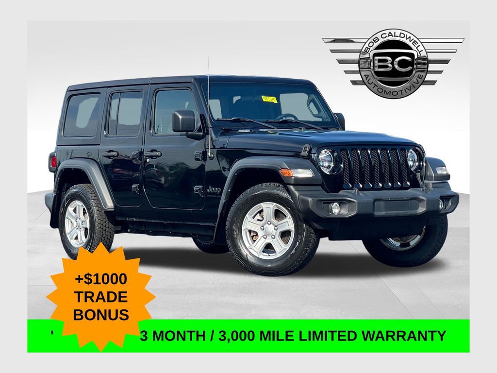 Black Clearcoat 2023 Jeep Wrangler SUV / Crossover Four-Wheel Drive 8-Speed Automatic