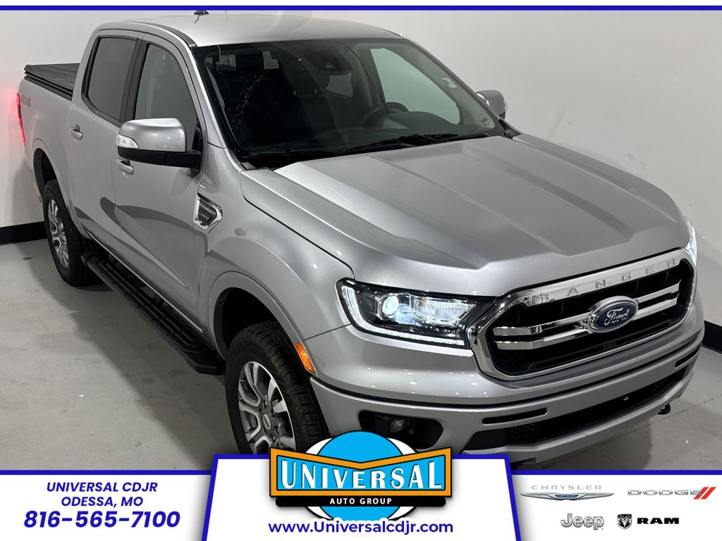 Iconic Silver Metallic 2021 Ford Ranger Pickup Truck Four-Wheel Drive Automatic