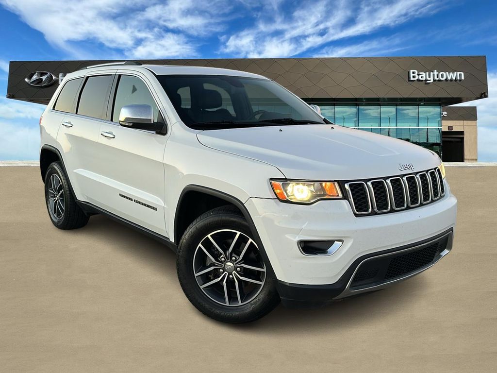 2018 Jeep Grand Cherokee Limited White at Shottenkirk Kia Fort Bend