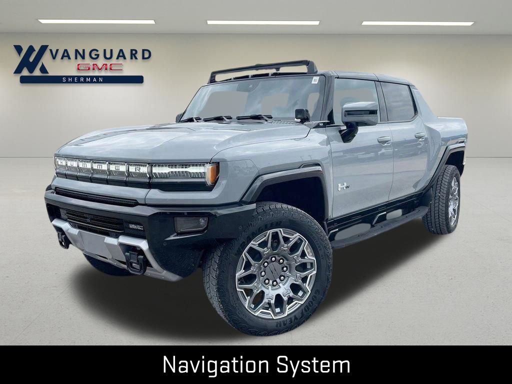 Meteorite Metallic (Grey) 2025 GMC Hummer EV Pickup 3X Crew Cab AWD Pickup Truck All-Wheel Drive 1-Speed Automatic