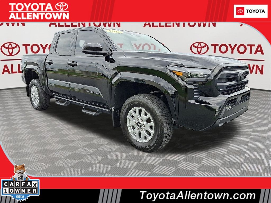 Black 2025 Toyota Tacoma Pickup Truck Four-Wheel Drive 8-Speed Automatic
