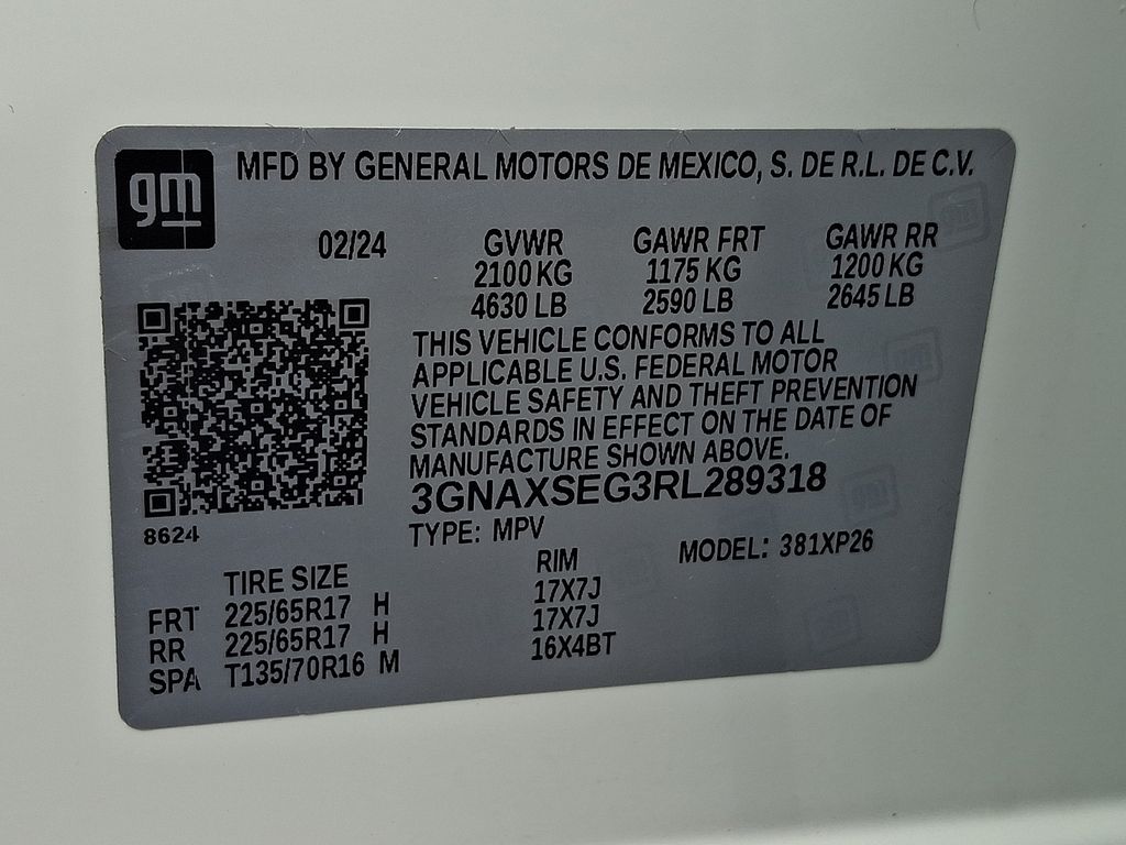 2024 Chevrolet Equinox LS White at Bob Ruth Ford