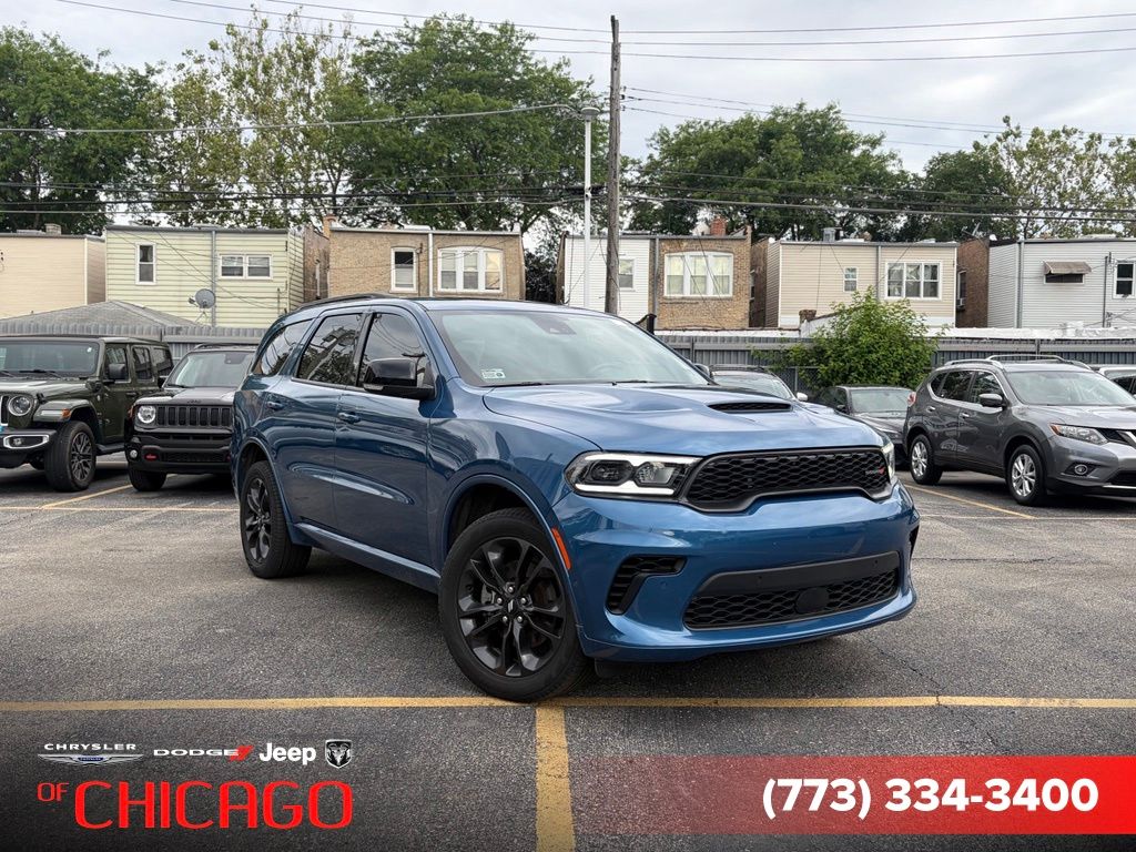 Blue (Frostbite Pearlcoat) 2025 Dodge Durango SUV / Crossover All-Wheel Drive 8-Speed Automatic