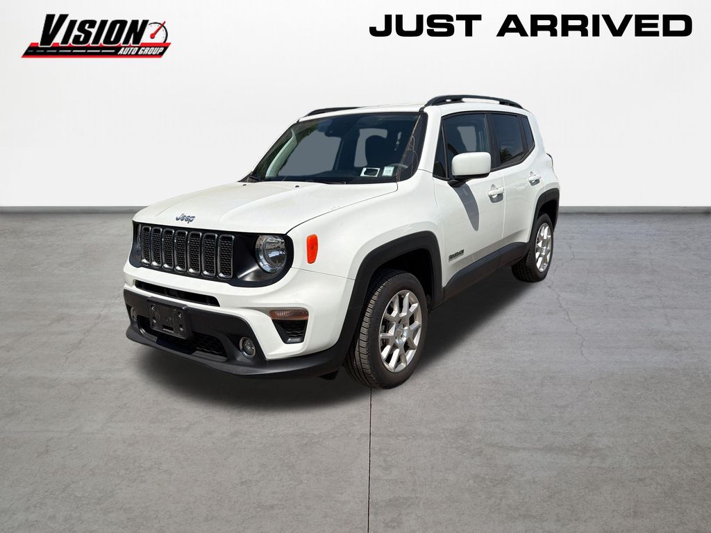 Alpine White Clearcoat 2021 Jeep Renegade Latitude 4WD SUV / Crossover Four-Wheel Drive 9-Speed Automatic