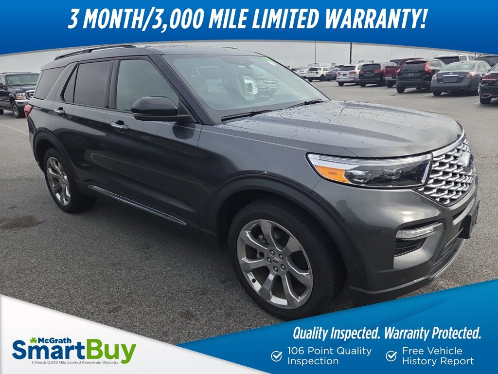 Gray (Magnetic) 2020 Ford Explorer Platinum AWD SUV / Crossover All-Wheel Drive Automatic