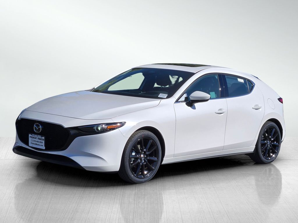 Snowflake White Pearl Mica 2026 Mazda MAZDA3 Hatchback Front-Wheel Drive 6-Speed Manual