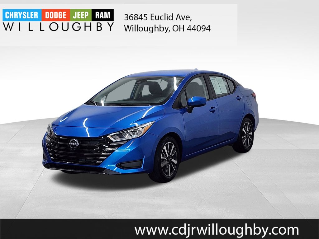 Electric Blue Metallic 2024 Nissan Versa SV FWD Sedan Front-Wheel Drive Continuously Variable Transmission