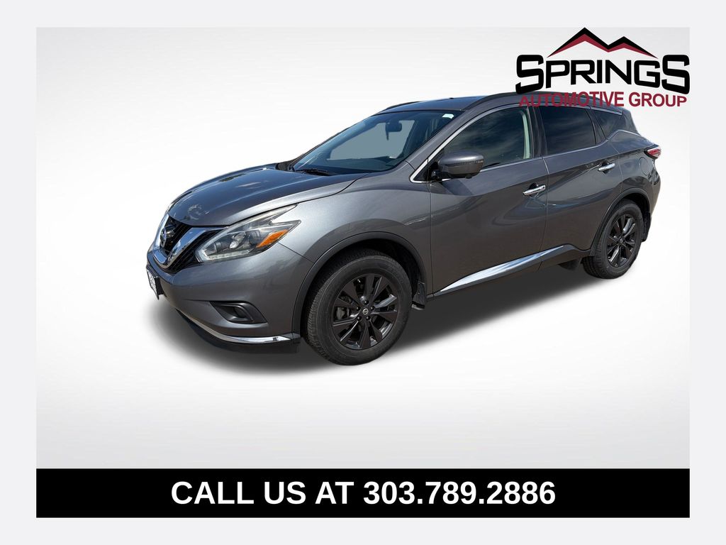 Gray (Gun Metallic) 2018 Nissan Murano SUV / Crossover All-Wheel Drive Continuously Variable Transmission