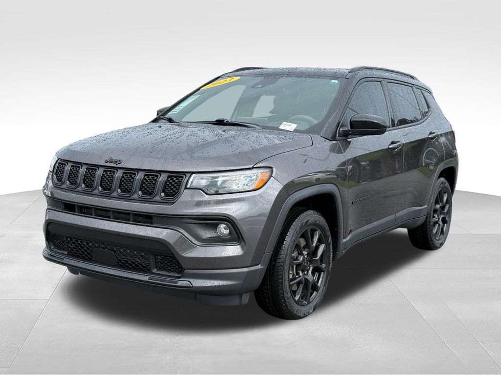 Gray (Granite Crystal Metallic Clearcoat) 2023 Jeep Compass SUV / Crossover Four-Wheel Drive 8-Speed Automatic