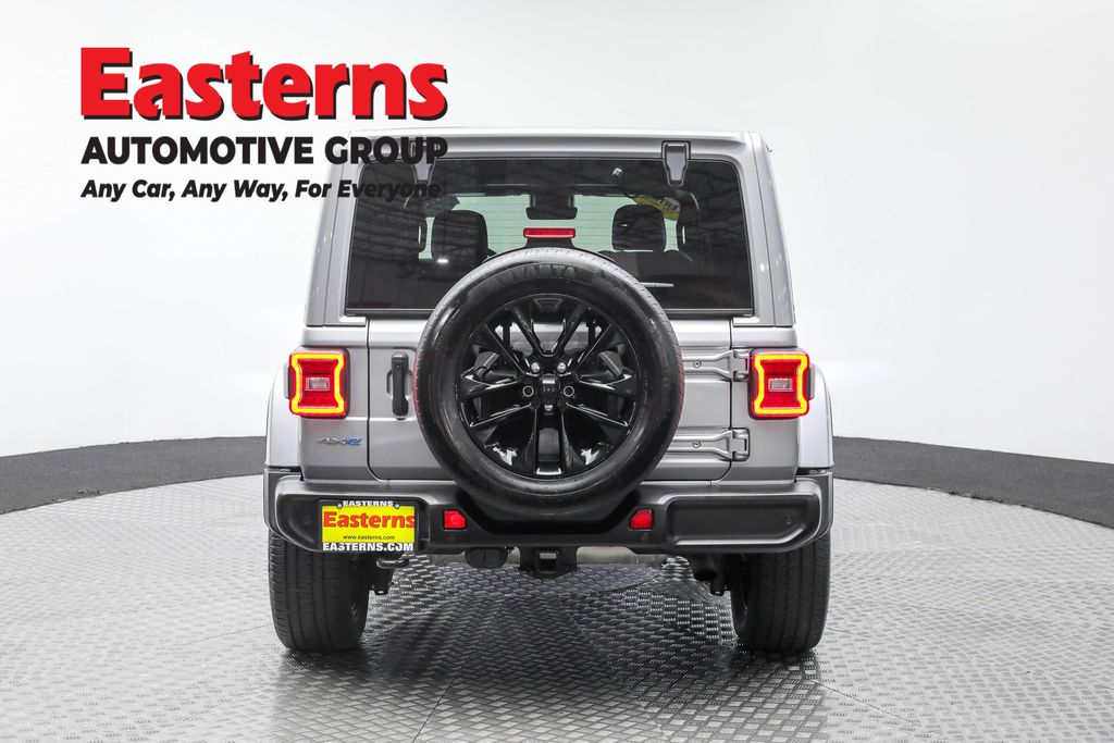 Used 2021 Silver Jeep Unlimited Sahara 4xe image 6
