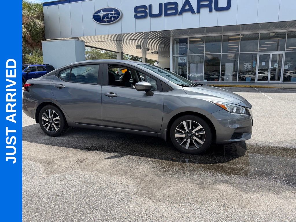 Gray (Gun Metallic) 2021 Nissan Versa Sedan Front-Wheel Drive Continuously Variable Transmission