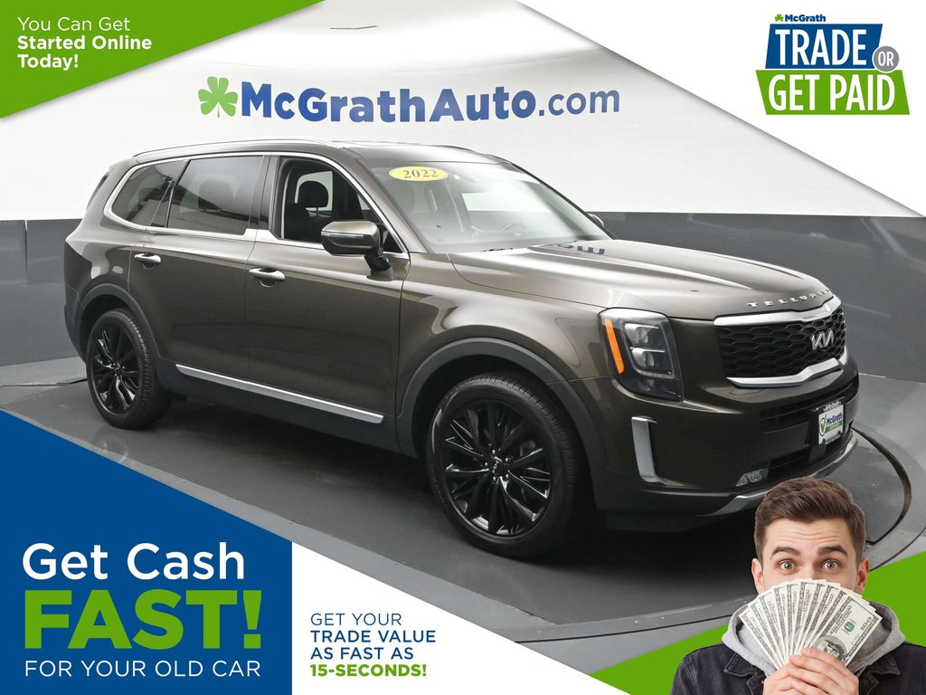 Dark Moss 2022 Kia Telluride SUV / Crossover Front-Wheel Drive 8-Speed Automatic
