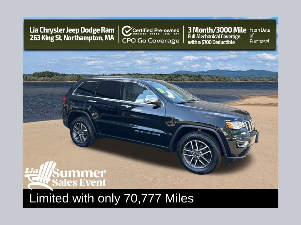 Diamond Black Crystal Pearlcoat 2020 Jeep Grand Cherokee SUV / Crossover Four-Wheel Drive 8-Speed Automatic