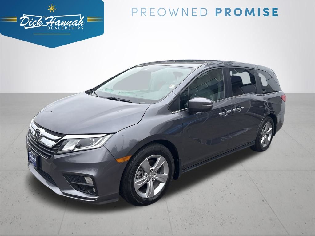 Gray (Modern Steel Metallic) 2018 Honda Odyssey Minivan Front-Wheel Drive 9-Speed Automatic