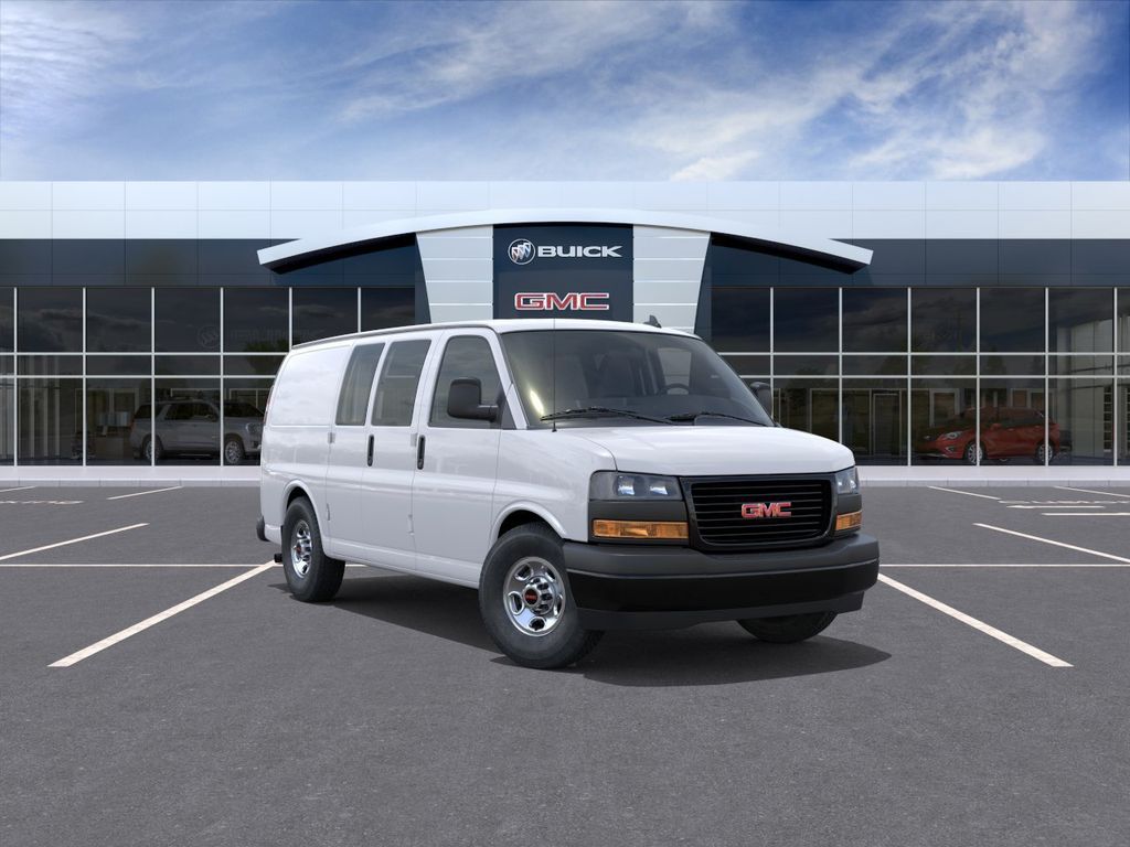 Summit White 2026 GMC Savana Cargo Van Rear-Wheel Drive