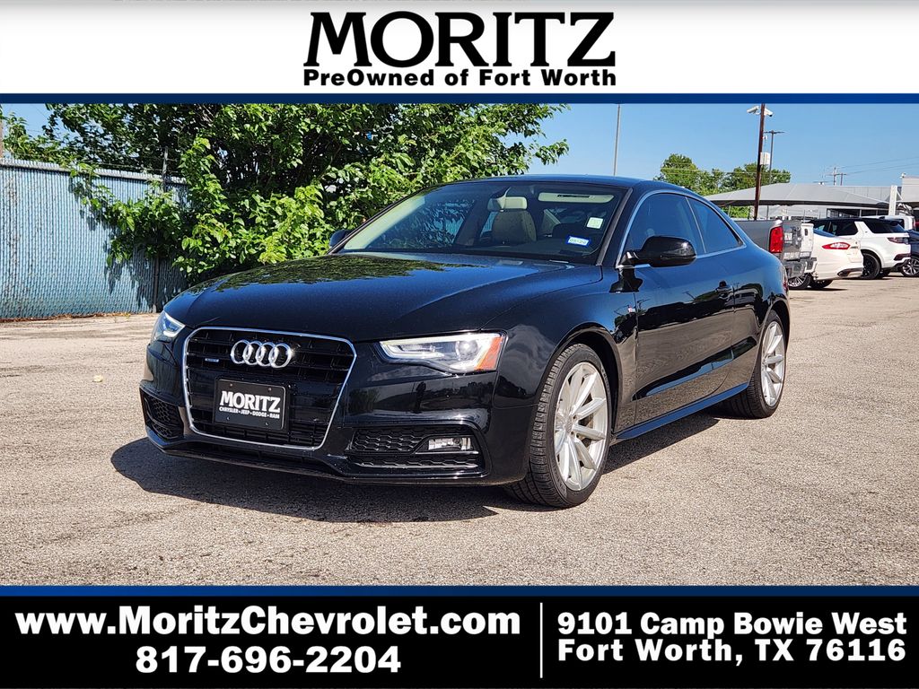 Black 2016 Audi A5 2.0T quattro Premium Coupe AWD Coupe All-Wheel Drive 8-Speed Automatic