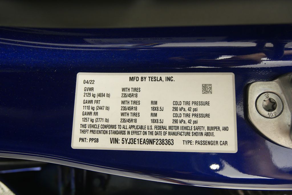 Thumbnail: 2022 Tesla Model 3 - 30