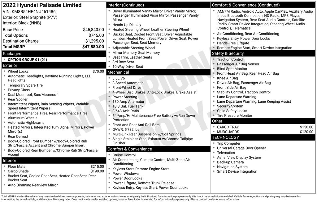 Used 2022 Hyundai Palisade SUV