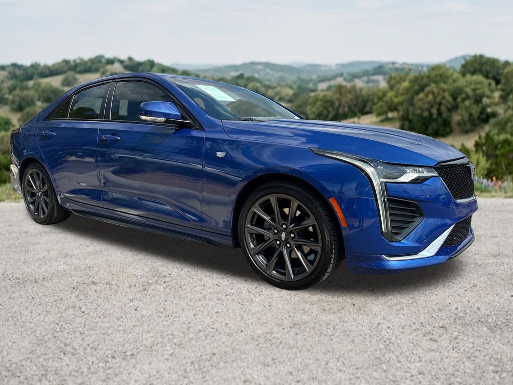 Wave Metallic 2024 Cadillac CT4 Sport RWD Sedan Rear-Wheel Drive 8-Speed Automatic