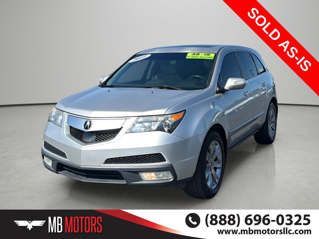 Palladium Metallic 2011 Acura MDX SUV / Crossover All-Wheel Drive 6-Speed Automatic