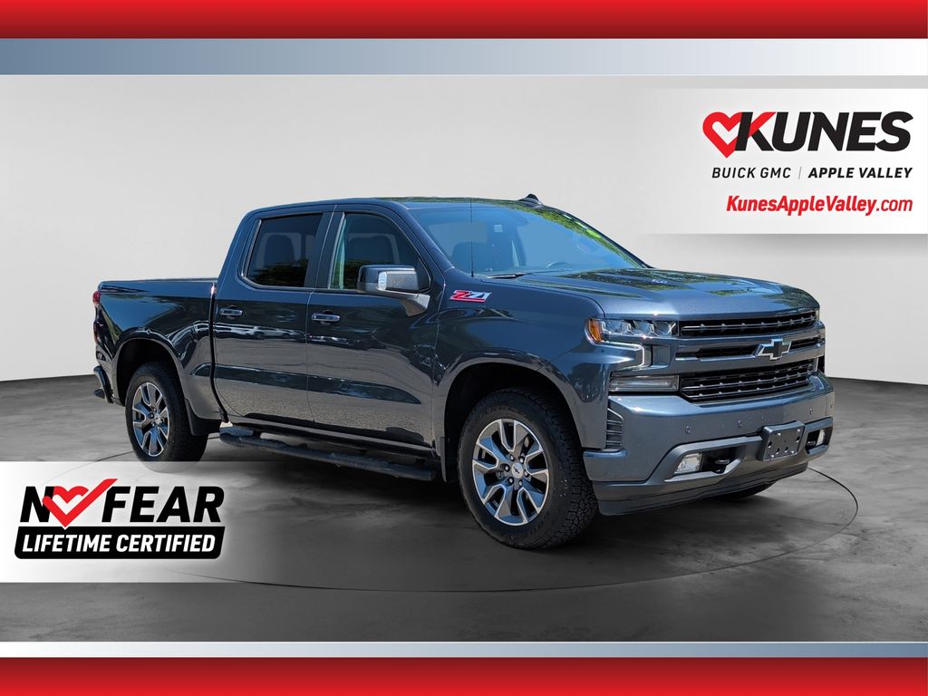 Shadow Gray Metallic 2021 Chevrolet Silverado 1500 Pickup Truck Four-Wheel Drive Automatic