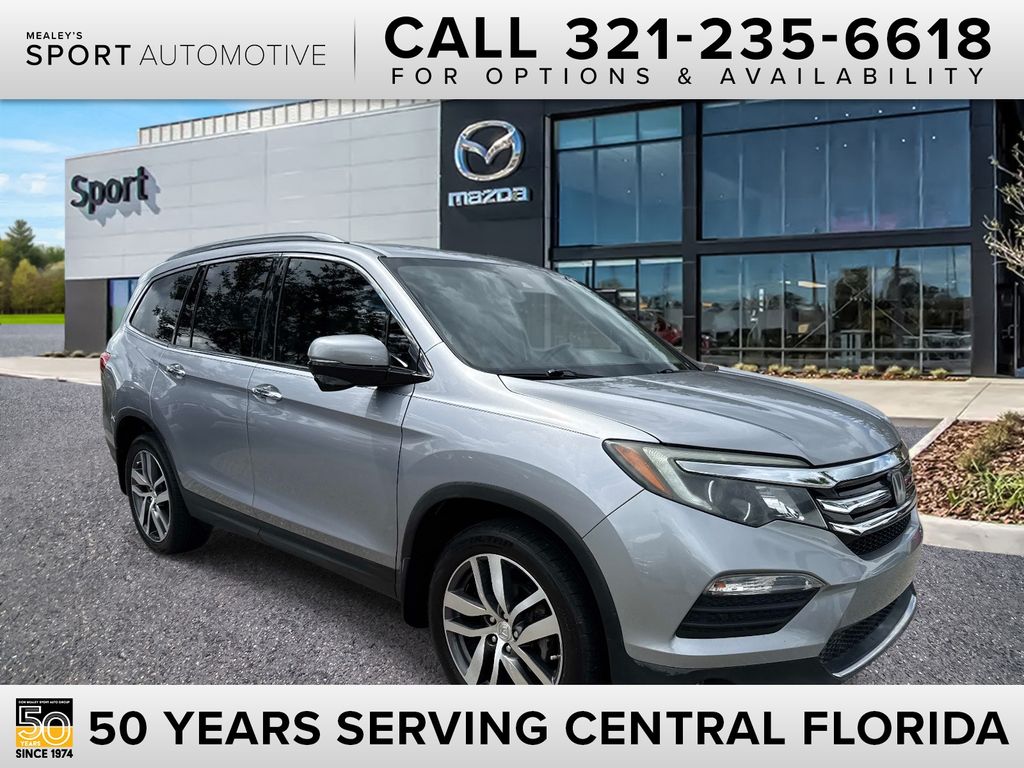 Lunar Silver Metallic 2017 Honda Pilot SUV / Crossover All-Wheel Drive 9-Speed Automatic