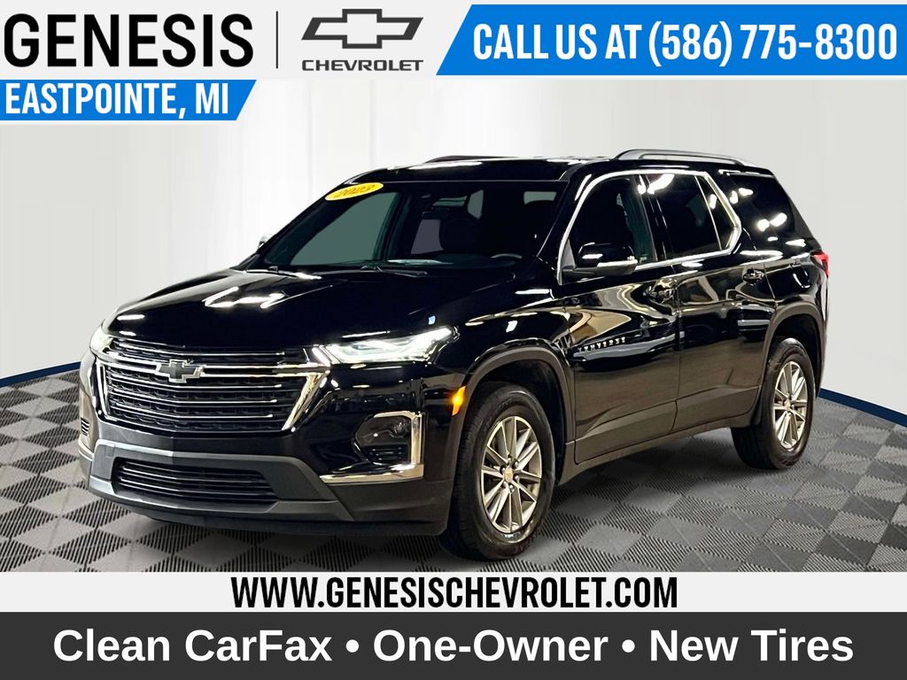 Mosaic Black Metallic 2023 Chevrolet Traverse SUV / Crossover Front-Wheel Drive 9-Speed Automatic