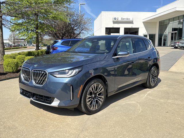 Arctic Race Blue Metallic 2025 BMW X3 30 xDrive SUV / Crossover All-Wheel Drive 8-Speed Automatic