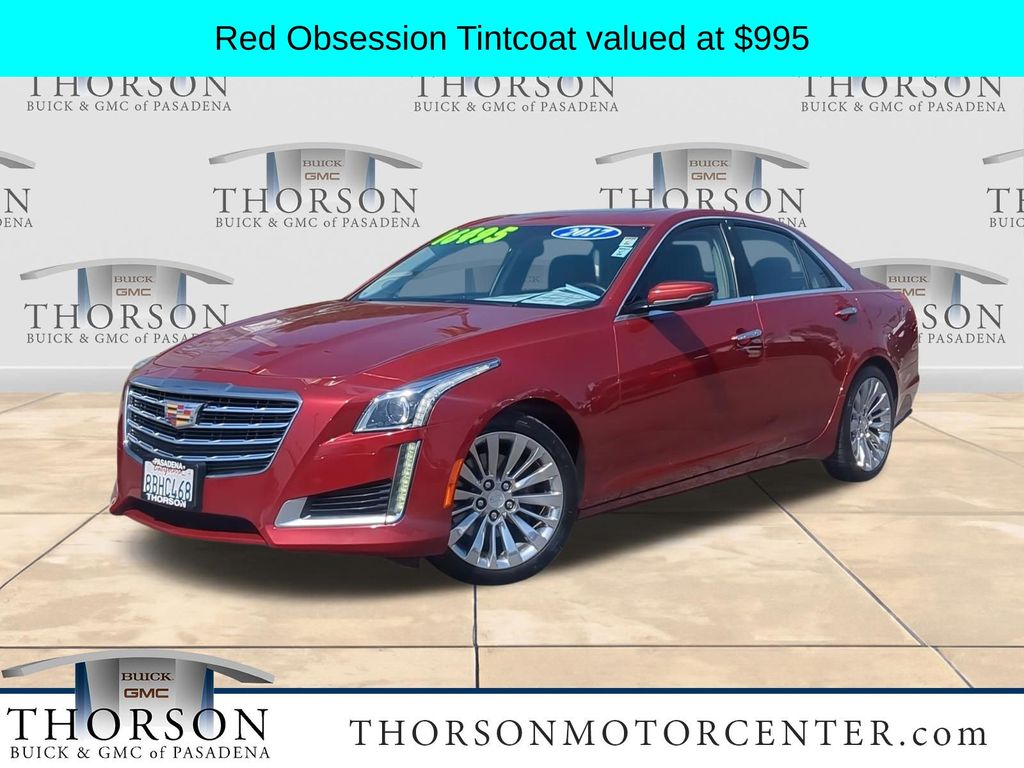 Red Obsession Tintcoat 2017 Cadillac CTS 2.0T Luxury RWD Sedan Rear-Wheel Drive 8-Speed Automatic