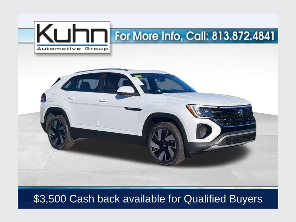 Opal White Pearl 2026 Volkswagen Atlas Cross Sport SUV / Crossover Front-Wheel Drive 8-Speed Automatic
