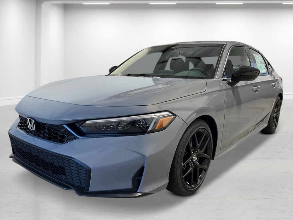 Urban Gray Pearl 2026 Honda Civic Sedan Front-Wheel Drive Continuously Variable Transmission
