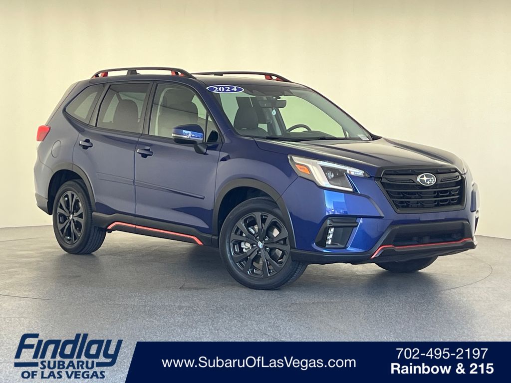 Sapphire Blue Pearl 2024 Subaru Forester SUV / Crossover All-Wheel Drive Continuously Variable Transmission