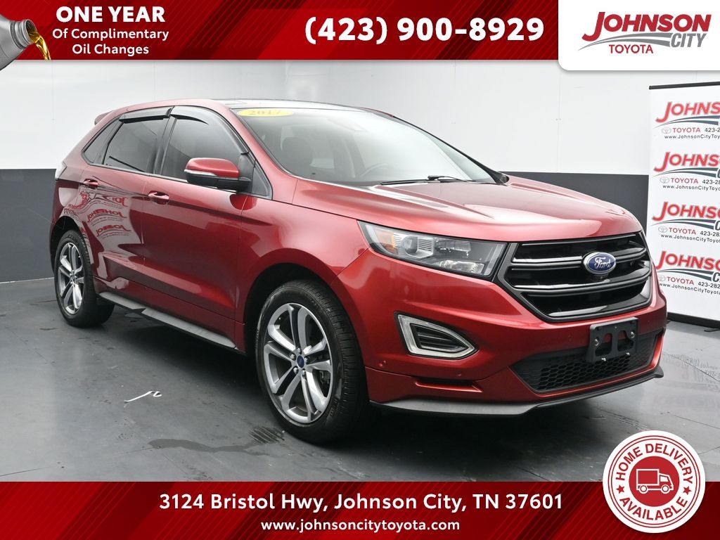 Ruby Red Metallic Tinted Clearcoat 2017 Ford Edge Sport AWD SUV / Crossover All-Wheel Drive 6-Speed Automatic